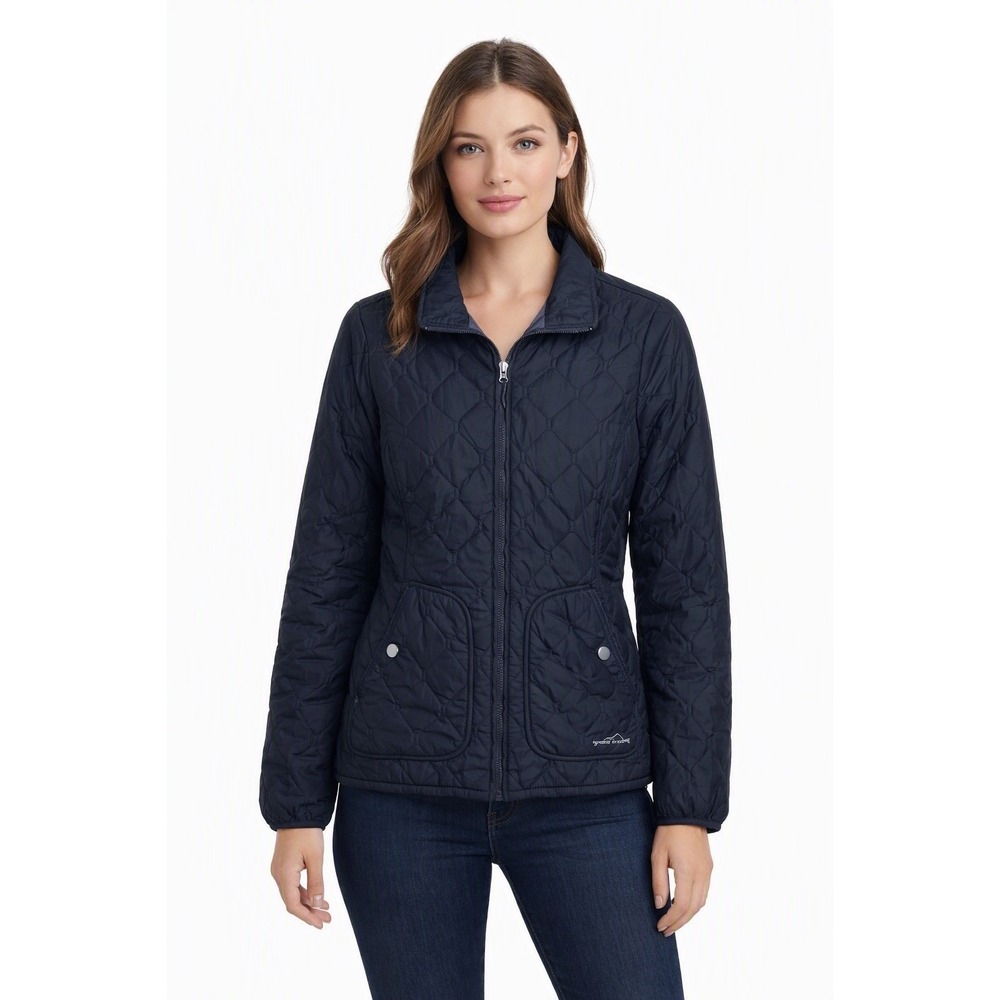 Women's Quilted Jacket • Small • Black • Retro Outdoor Style